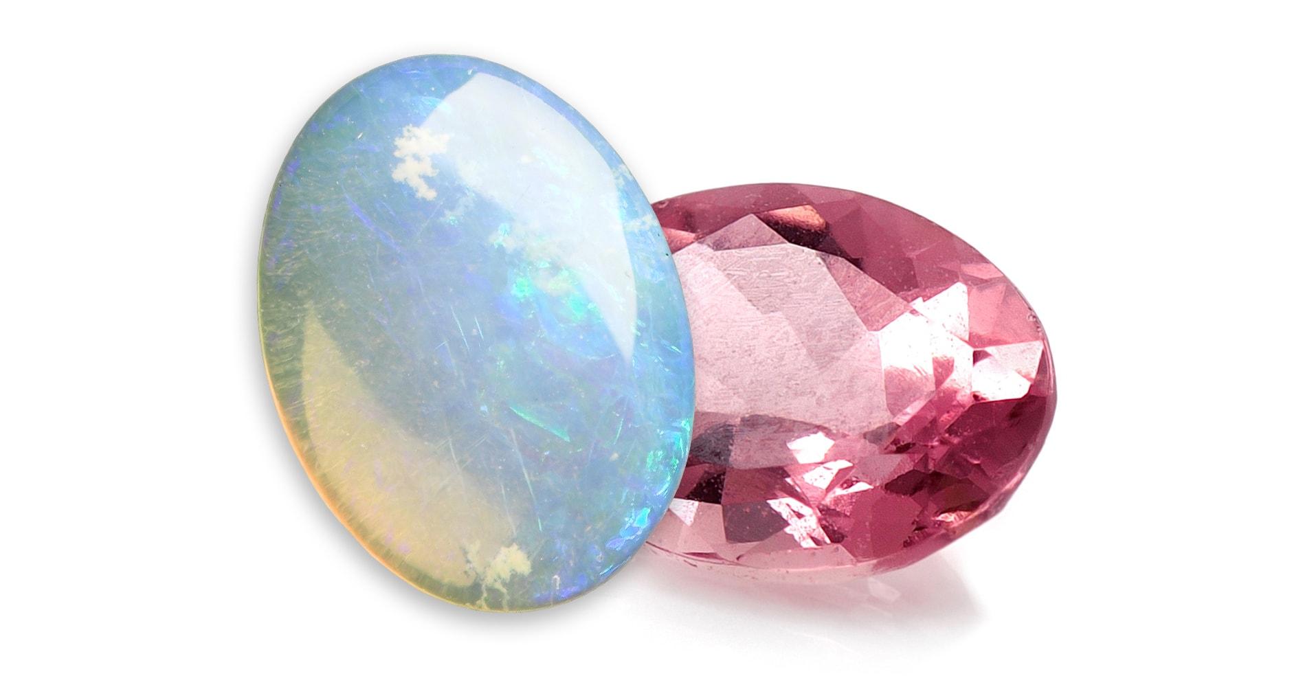 October Birthstones: Pink Tourmaline and Opal Meaning, Colors, and Where to Find Them
