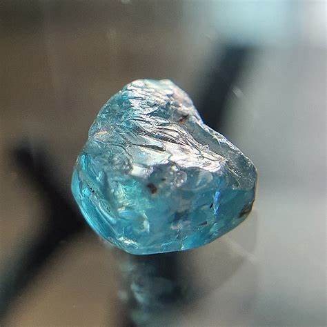 Blue Zircon Sparkling blue zircon gemstone