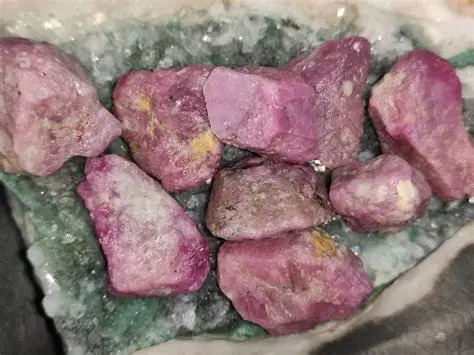 Pink Sapphire Crystals